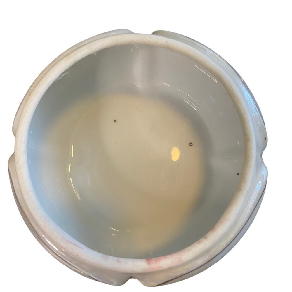 VINTAGE OPALESCENT PORCELAIN TRINKET BOX - Picture 7 of 8